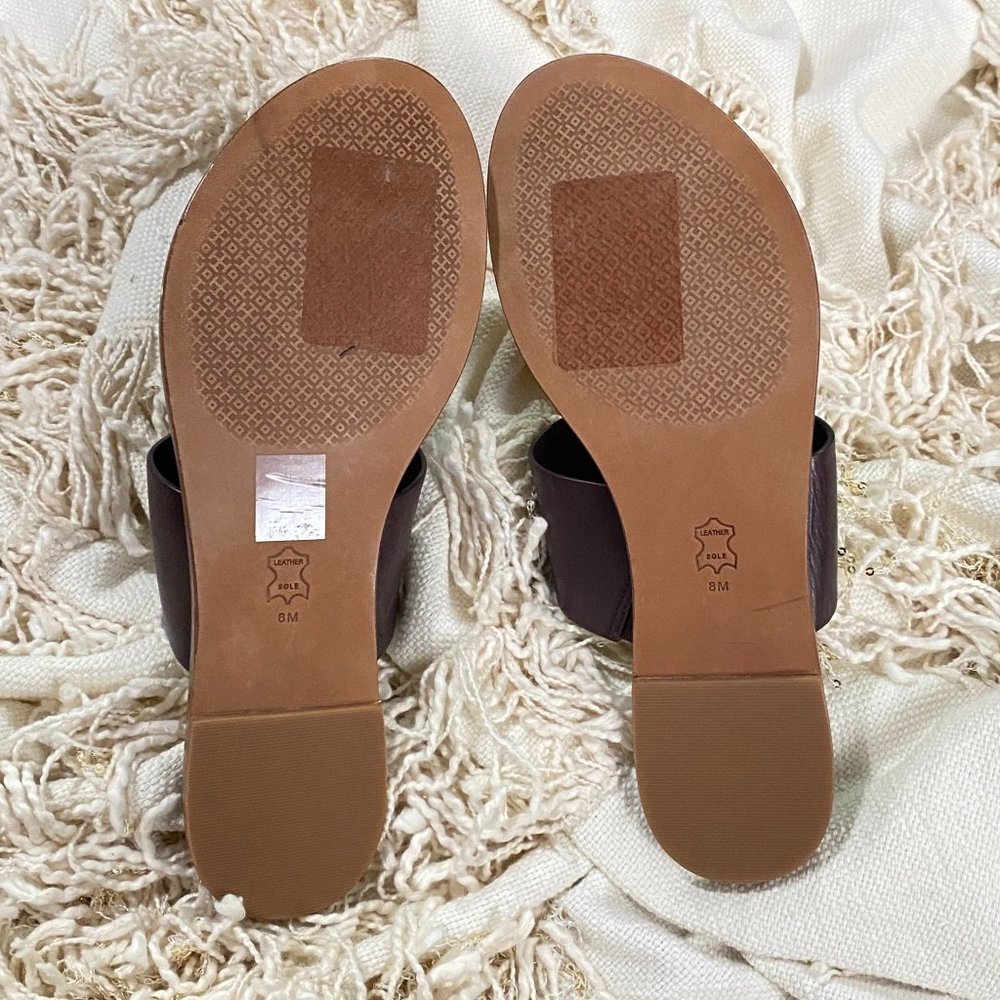 NEW Tory Burch Patos Disc Sandal in Malbec Gold - Picture 3 of 8